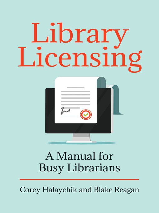 Title details for Library Licensing by Corey Halaychik - Available